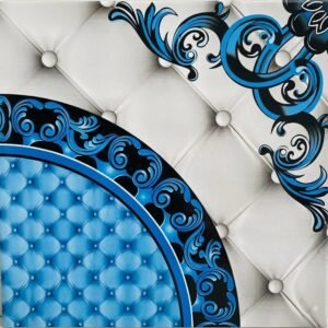 Elegant Blue Floral Wall & Ceiling Panel