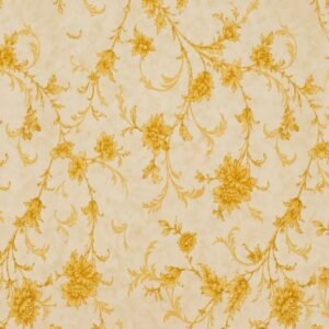 Golden Floral Vine Beige 10-Inch PVC Wall Panel