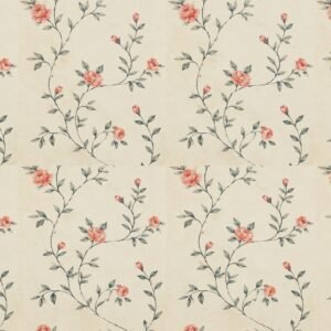 Watercolor Pink Floral Vine 10-Inch PVC Wall Panel