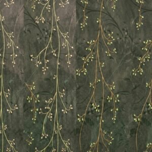 Dark Green Leafy Vine 10-Inch PVC Wall Panel
