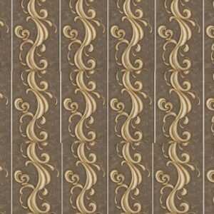 Golden Scroll Bronze Texture 10-Inch PVC Wall Panel